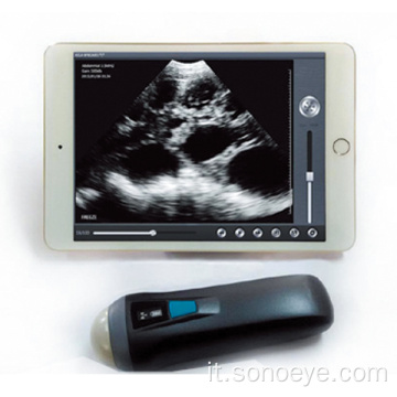 Scanner per ultrasuoni per uso veterinario portatile